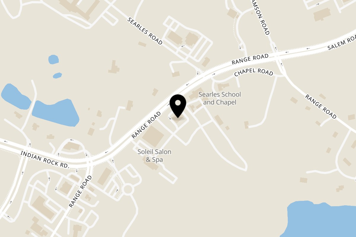 Map showing the location of Karv Greek Kouzina on 1 Delahunty Dr unit 1 in Windham